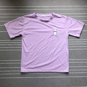 Purple simple Tee